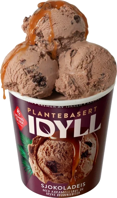 Idyll Sjokoladeis Plantebasert 500ml Hennig-Olsen