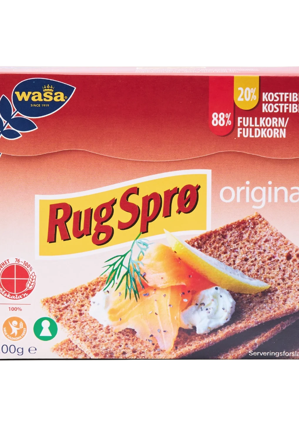 Rugsprø 200g Wasa