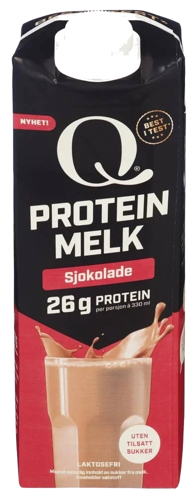 Q proteinmelk sjokolade