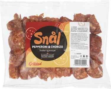 Snål Pepperoni & Chorizo Skalker og Avskjær 200g