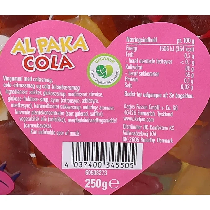 Godis Alpaka Cola