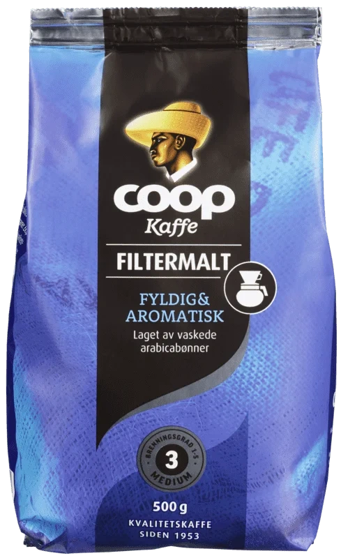 Coop Blå Kaffe Filtermalt 500g