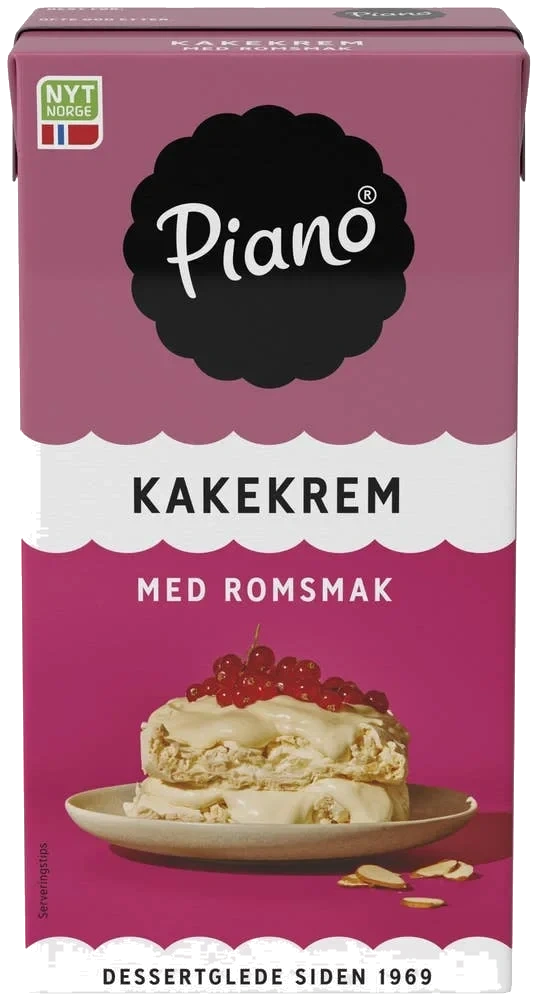 Piano kakekrem