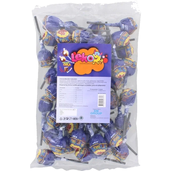 Colaklubbor Tuggummi 48-pack