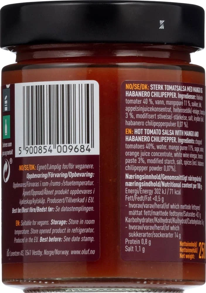 Mango Habanero Salsa