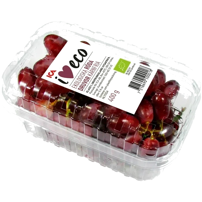 Druva Röd Svart Ekologisk 400g ICA I love eco
