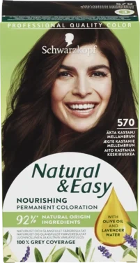Natural & Easy 570 Mellombrun Hårfarge