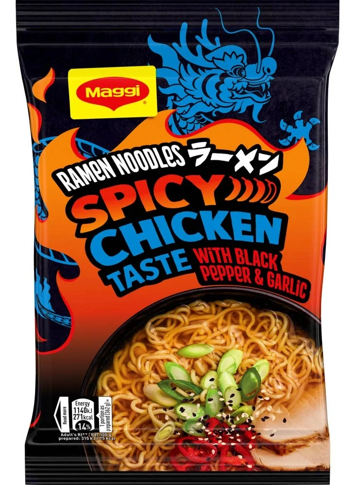 Ramen noodles Spicy chicken