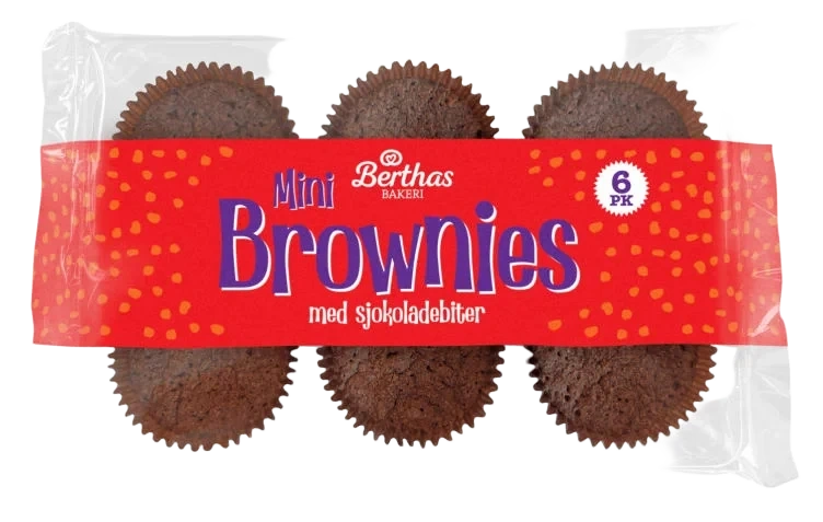 Brownies 6pk 150g Berthas