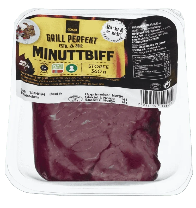 Coop Stf Minuttbiff 360g
