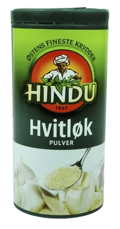 Hvitløkpulver Boks Hindu