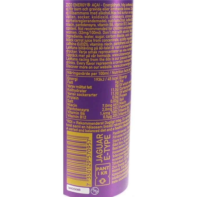 Energidryck Amazona Açai 24-pack