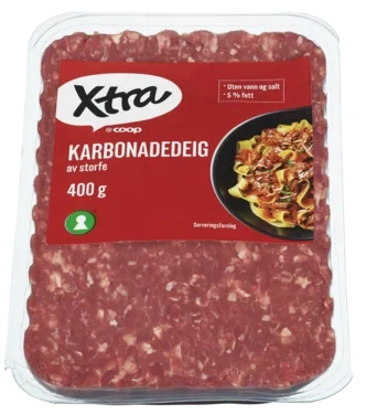 X-tra Karbonadedeig 400g