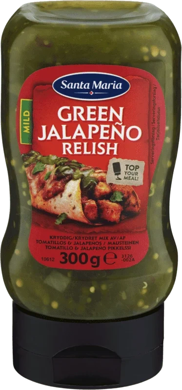 Santa Maria Green Jalapeno Relish 300g