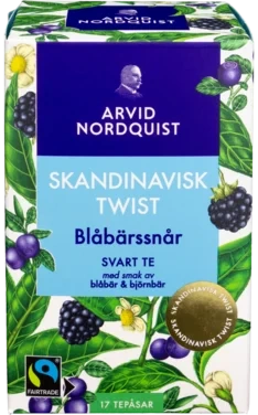 Arvid Nordquist Fairtrade Blåbärssnår Svart Te 17st