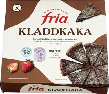 Kladdkaka Sjokolade glutenfri 400g Fria