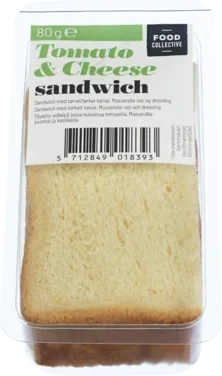 Tomato And Cheese Sandwich 80g Food Collective