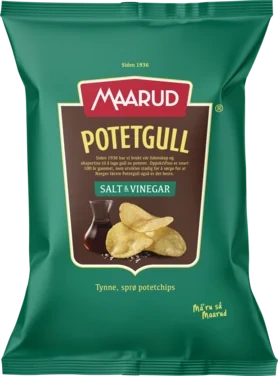 Potetgull Salt&Vinegar 200g Maarud