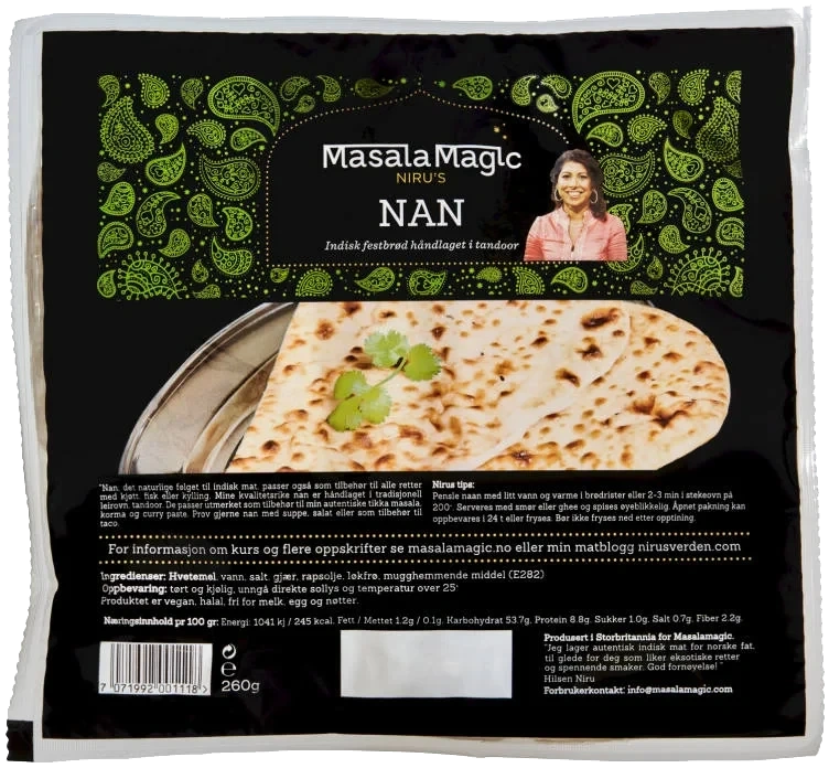 Naan Håndlagde 260g Masalamagic