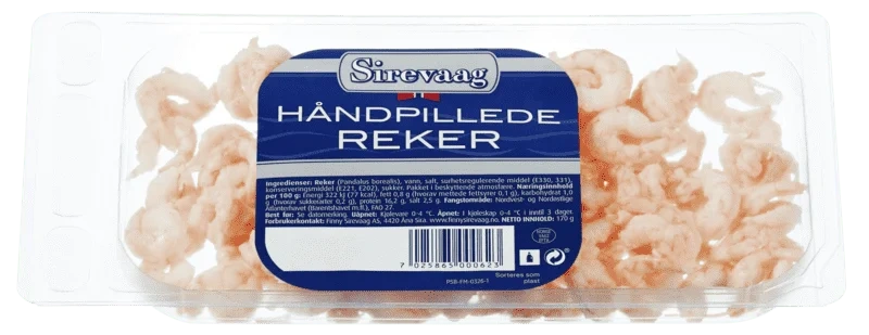 Sirevaag Håndpillede Reker 170g