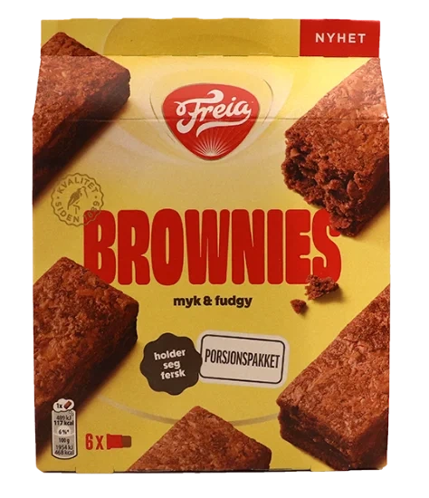 Brownies Myk & Fudgy 6x25g