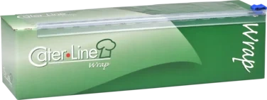 Clingfilm, Abena Cater-line, 300m X 30cm, 9 My, Transparent, Pe, i Cut-box, Uperforert
