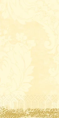Serviett 3l40cm 1/8br Hf Royal Creme