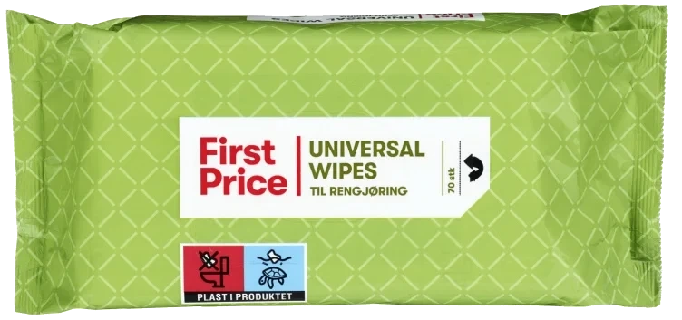 Wipes Universal Citrus 70stk First Price