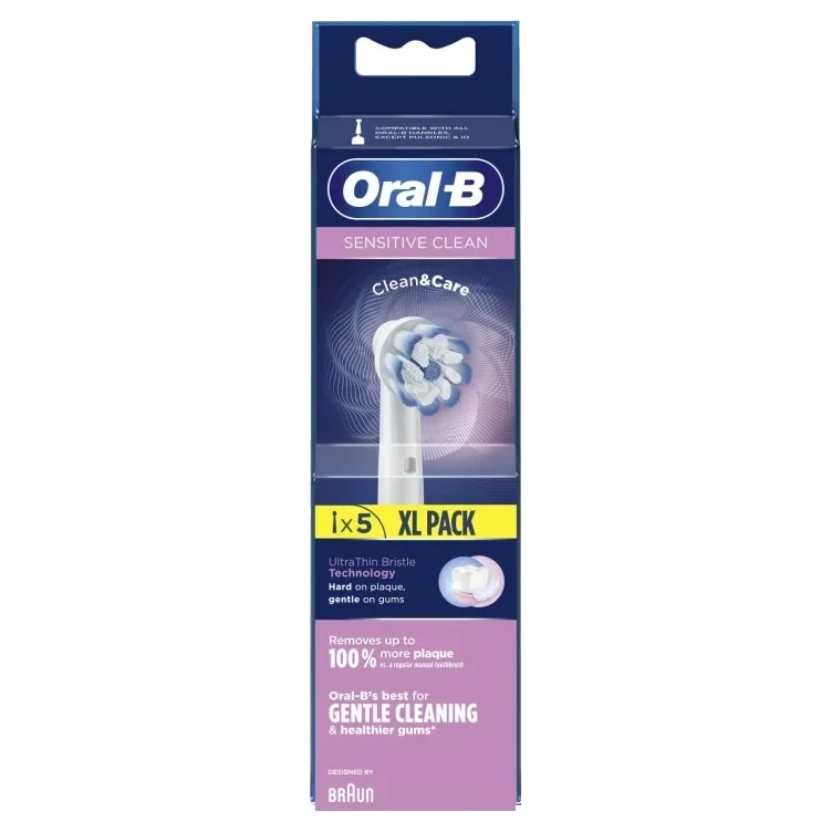 Oral-B Børstehode Refill Sensitive Clean&Care 5stk
