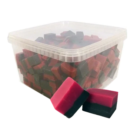 Bringebær/Lakrisfudge 2kg