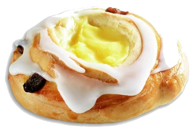 Solskinnsbolle med Vaniljekrem