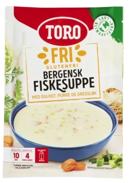 Toro Fri Bergensk Fiskesuppe Glutenfri 16x76g