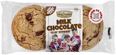 Cookies Milk Choco 4x45g Aunt Mabels