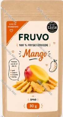 Fruvo Frysetørket Mango 30g