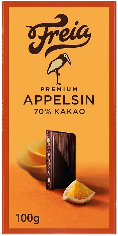 Premium Dark Orange 100g Freia