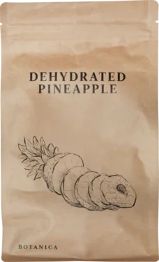 Botanica Tørket Ananas Skiver 80g