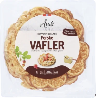 Vafler Stekte 5stk 440g Åmli