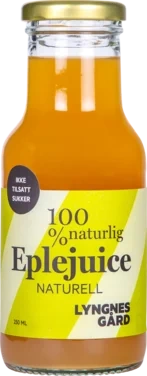 Eplejuice Naturell 750ml Lyngnes Gård