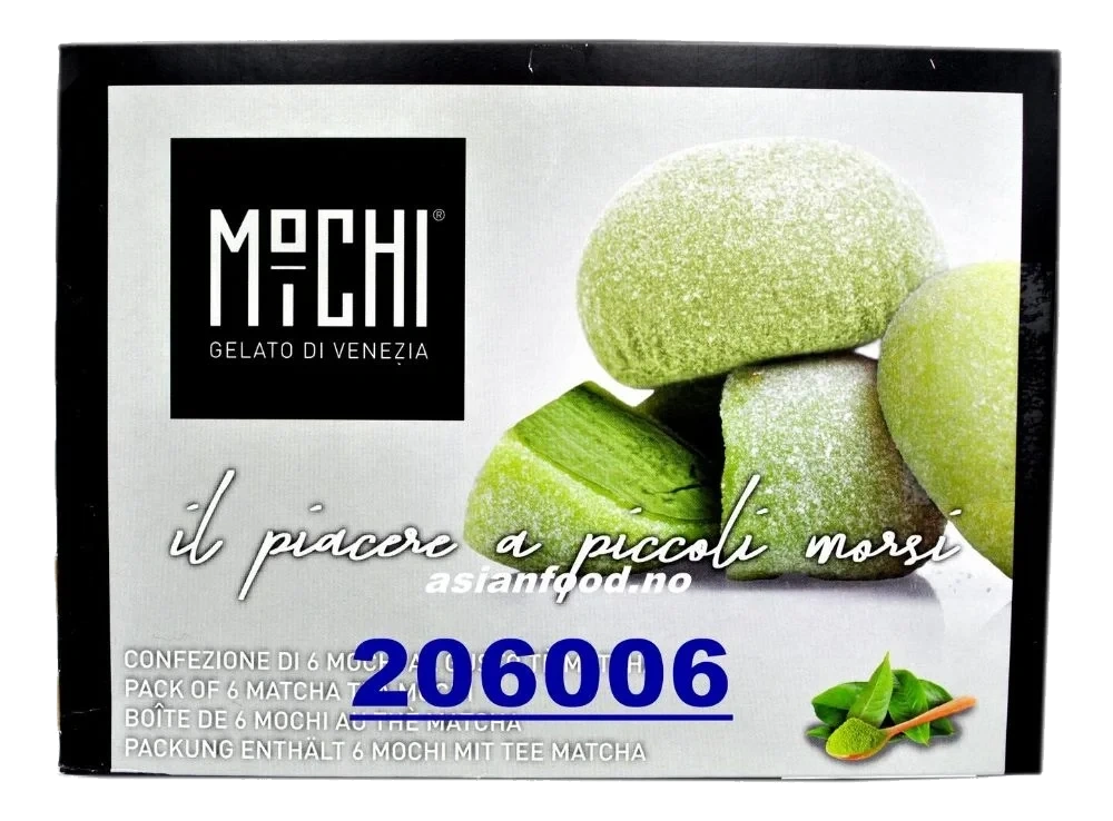 Michi mochi ice dessert green tea matcha