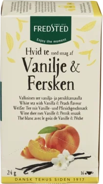 Fredsted Te Vanilje & Fersken 16x1,5g