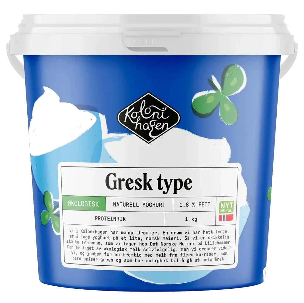 Yoghurt naturell gresk type