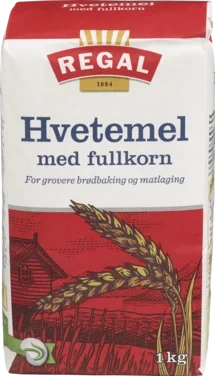 Hvetemel Fullkorn 1kg Regal