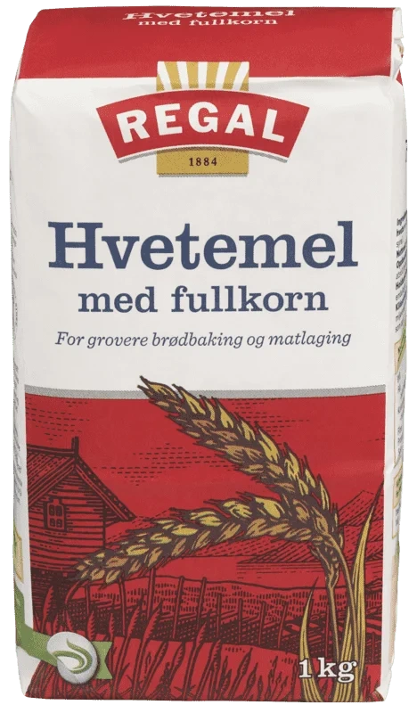 Hvetemel Fullkorn 1kg Regal