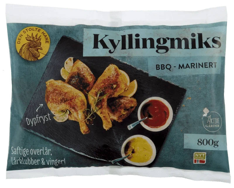 Den Stolte Hane Kyllingmiks bbq 800g