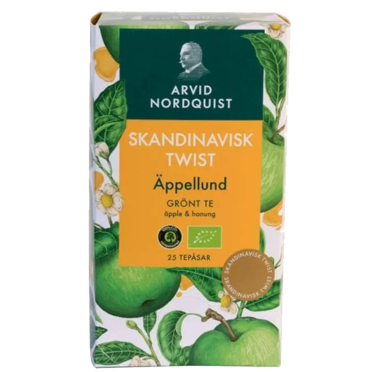 Arvid Nordquist Äppellund Grønn Te 25st