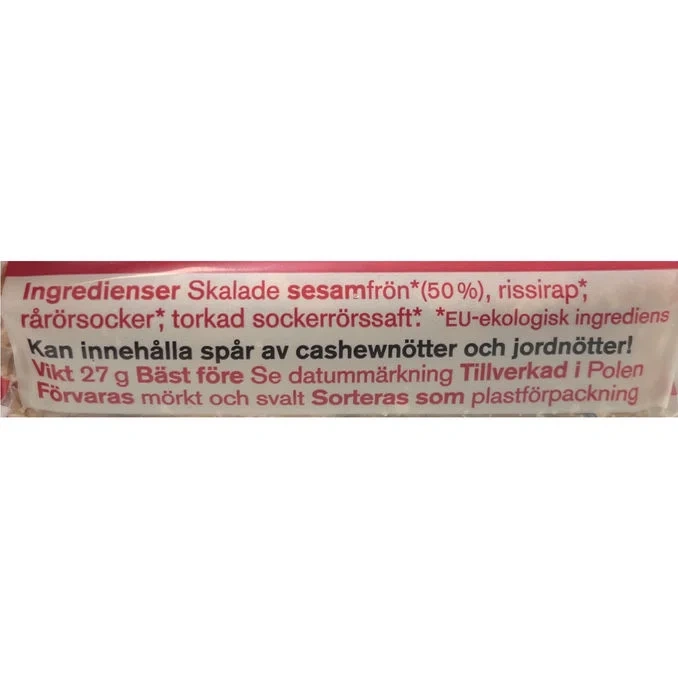 Sesamkakor Eko