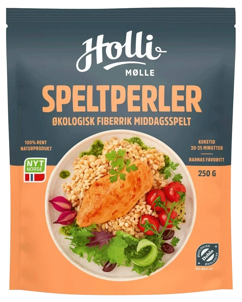 Økologiske speltperler