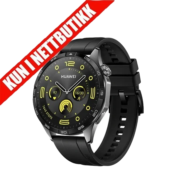 Huawei Watch GT 4 Sportsklokke 46mm - Sort