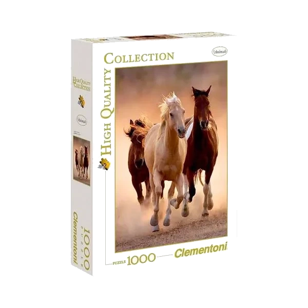Puslespill 1000 Brikker - Running Horses