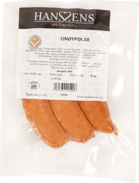 Onøypølse 240g Hanssens